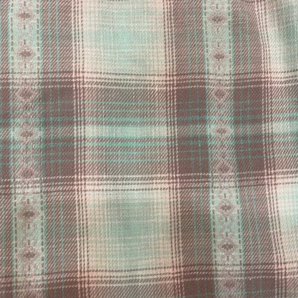 Girls Pretty Cool Plaid Button Up Shirt 2-Piece Set - Picture 3 of 11